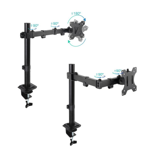 SOPORTE TOOQ MESA GIRA INCLI 1 Soportes monitores  tv