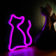 LAMPARA FOREVER NEON LED CAT PINK Lámparas LAMPARA FOREVER NEON LED CAT PINK Lámparas