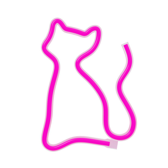 LAMPARA FOREVER NEON LED CAT PINK Lámparas LAMPARA FOREVER NEON LED CAT PINK Lámparas