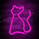LAMPARA FOREVER NEON LED CAT PINK Lámparas LAMPARA FOREVER NEON LED CAT PINK Lámparas