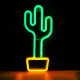 LAMPARA FOREVER NEON LED CACTUS ORANGE Lámparas LAMPARA FOREVER NEON LED CACTUS ORANGE Lámparas