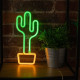 LAMPARA FOREVER NEON LED CACTUS ORANGE Lámparas LAMPARA FOREVER NEON LED CACTUS ORANGE Lámparas
