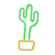 LAMPARA FOREVER NEON LED CACTUS ORANGE Lámparas LAMPARA FOREVER NEON LED CACTUS ORANGE Lámparas