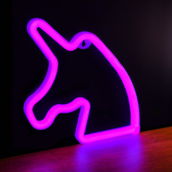 LAMPARA FOREVER NEON LED UNICORN PINK