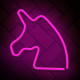 LAMPARA FOREVER NEON LED UNICORN PINK Lámparas LAMPARA FOREVER NEON LED UNICORN PINK Lámparas