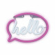 LAMPARA FOREVER NEON LED HELLO PINK Lámparas LAMPARA FOREVER NEON LED HELLO PINK Lámparas