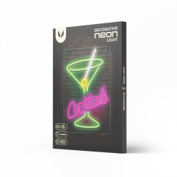 LAMPARA FOREVER NEON PLEXI LED COCKTAILS