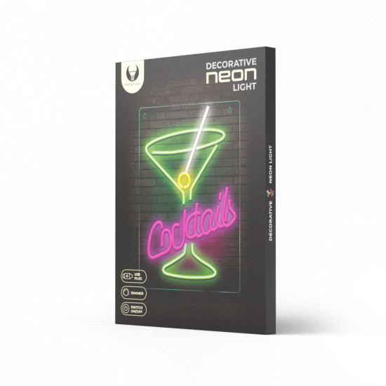 LAMPARA FOREVER NEON PLEXI LED COCKTAILS Lámparas LAMPARA FOREVER NEON PLEXI LED COCKTAILS Lámparas