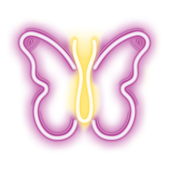 LAMPARA FOREVER NEON LED BUTTERFLY PINK Lámparas LAMPARA FOREVER NEON LED BUTTERFLY PINK Lámparas