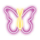 LAMPARA FOREVER NEON LED BUTTERFLY PINK Lámparas LAMPARA FOREVER NEON LED BUTTERFLY PINK Lámparas