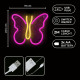 LAMPARA FOREVER NEON LED BUTTERFLY PINK Lámparas LAMPARA FOREVER NEON LED BUTTERFLY PINK Lámparas