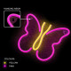 LAMPARA FOREVER NEON LED BUTTERFLY PINK Lámparas LAMPARA FOREVER NEON LED BUTTERFLY PINK Lámparas