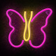 LAMPARA FOREVER NEON LED BUTTERFLY PINK Lámparas LAMPARA FOREVER NEON LED BUTTERFLY PINK Lámparas