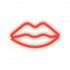 LAMPARA FOREVER NEON LED LIPS RED