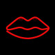 LAMPARA FOREVER NEON LED LIPS RED Lámparas LAMPARA FOREVER NEON LED LIPS RED Lámparas