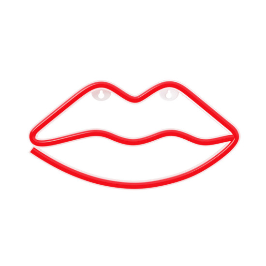 LAMPARA FOREVER NEON LED LIPS RED Lámparas LAMPARA FOREVER NEON LED LIPS RED Lámparas