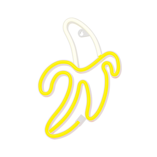 LAMPARA FOREVER NEON LED BANANA WHITE Lámparas LAMPARA FOREVER NEON LED BANANA WHITE Lámparas