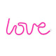 LAMPARA FOREVER NEON LED LOVE PINK Lámparas LAMPARA FOREVER NEON LED LOVE PINK Lámparas