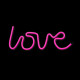 LAMPARA FOREVER NEON LED LOVE PINK Lámparas LAMPARA FOREVER NEON LED LOVE PINK Lámparas