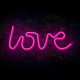 LAMPARA FOREVER NEON LED LOVE PINK Lámparas LAMPARA FOREVER NEON LED LOVE PINK Lámparas