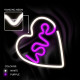 LAMPARA FOREVER NEON LED LOVE HEART Lámparas LAMPARA FOREVER NEON LED LOVE HEART Lámparas