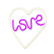 LAMPARA FOREVER NEON LED LOVE HEART Lámparas LAMPARA FOREVER NEON LED LOVE HEART Lámparas