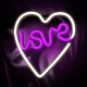 LAMPARA FOREVER NEON LED LOVE HEART Lámparas LAMPARA FOREVER NEON LED LOVE HEART Lámparas