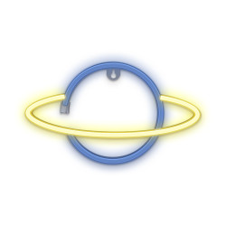 LAMPARA FOREVER NEON LED SATURN YELLOW