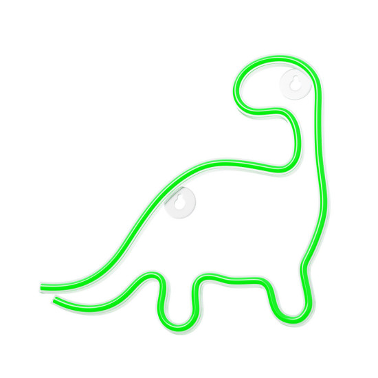 LAMPARA FOREVER NEON LED DINOSAUR GREEN Lámparas LAMPARA FOREVER NEON LED DINOSAUR GREEN Lámparas