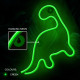 LAMPARA FOREVER NEON LED DINOSAUR GREEN Lámparas LAMPARA FOREVER NEON LED DINOSAUR GREEN Lámparas
