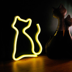 LAMPARA FOREVER NEON LED LIGHT CAT