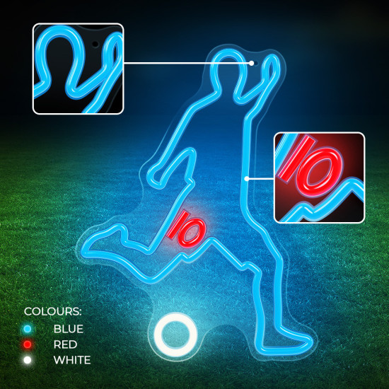 LAMPARA FOREVER NEON PLEXI LED FOOTBALLER Lámparas LAMPARA FOREVER NEON PLEXI LED FOOTBALLER Lámparas