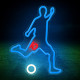 LAMPARA FOREVER NEON PLEXI LED FOOTBALLER Lámparas LAMPARA FOREVER NEON PLEXI LED FOOTBALLER Lámparas