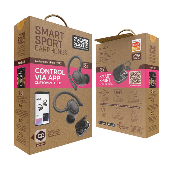 AURICULARES MUVIT IO SPORT ENC INALAMBRICO Auriculares