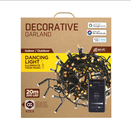 GUIRNALDA LUCES MUVIT IO WIFI RGB Lámparas GUIRNALDA LUCES MUVIT IO WIFI RGB Lámparas