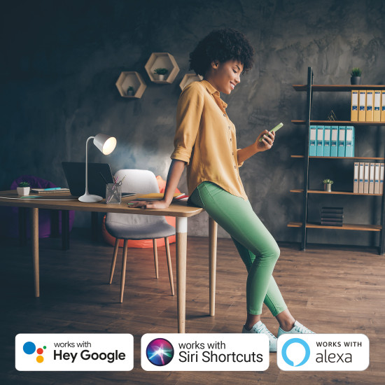 LAMPARA SOBREMESA MUVIT IO WIFI BLANCOS Lámparas LAMPARA SOBREMESA MUVIT IO WIFI BLANCOS Lámparas