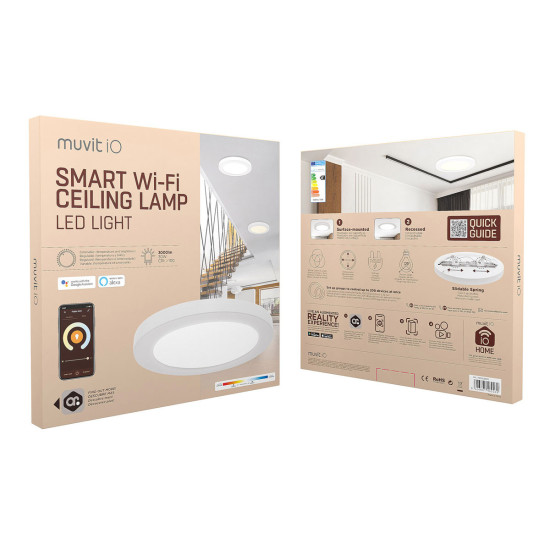 LAMPARA TECHO MUVIT IO WIFI 30W Lámparas LAMPARA TECHO MUVIT IO WIFI 30W Lámparas