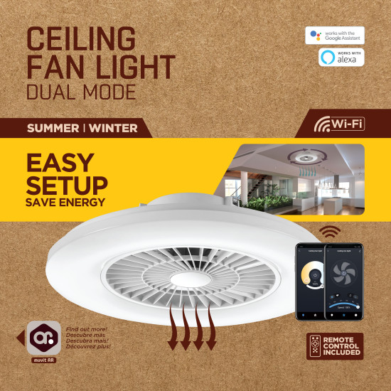 LAMPARA TECHO MUVIT IO WIFI 40W Lámparas LAMPARA TECHO MUVIT IO WIFI 40W Lámparas
