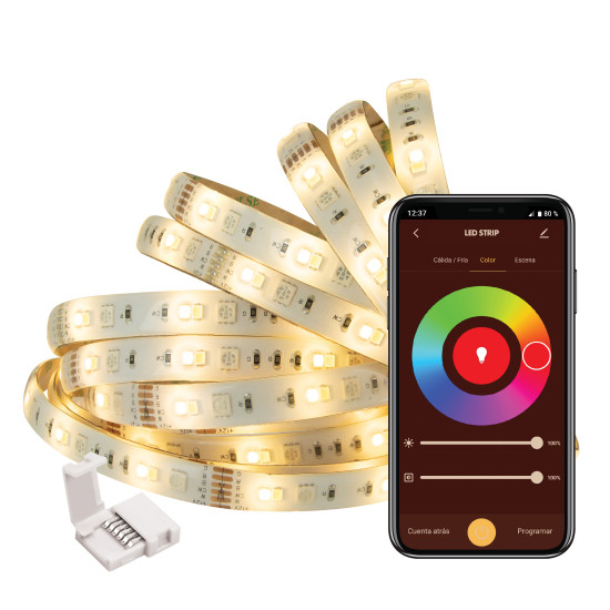 TIRA LED MUVIT IO WIFI RGB+CCT Lámparas TIRA LED MUVIT IO WIFI RGB+CCT Lámparas
