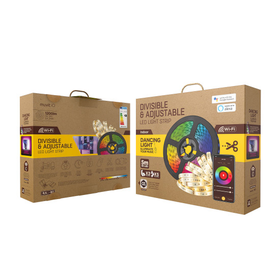 TIRA LED MUVIT IO WIFI RGB+CCT Lámparas TIRA LED MUVIT IO WIFI RGB+CCT Lámparas