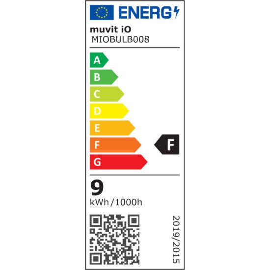 BOMBILLA MUVIT IO A60 E27 8.5W Lámparas BOMBILLA MUVIT IO A60 E27 8.5W Lámparas