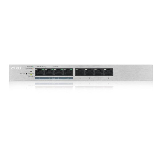 SWITCH ZYXEL GS1200 - 8HPV2 - EU0101F 8 PUERTOS Switch SWITCH ZYXEL GS1200 - 8HPV2 - EU0101F 8 PUERTOS Switch