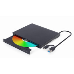 UNIDAD DVD GEMBIRD USB EXTERNA NEGRA