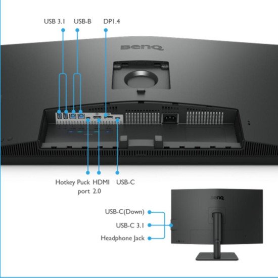 MONITOR BENQ PD3205U 32 PULGADAS 4K UHD Monitores MONITOR BENQ PD3205U 32 PULGADAS 4K UHD Monitores