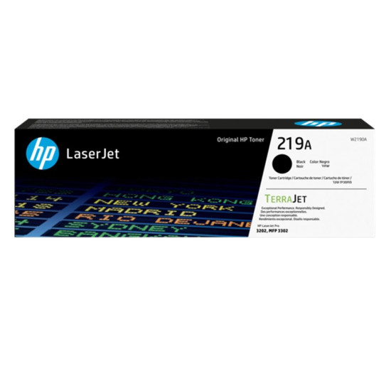 TONER HP 219A BLACK ORIGINAL LASERJET Consumibles impresión láser