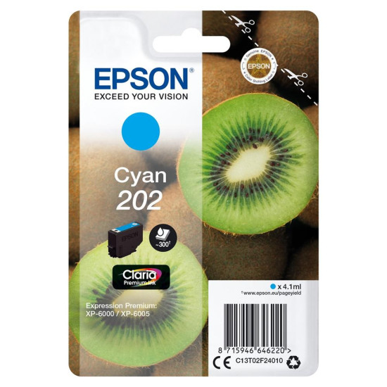 CARTUCHO TINTA EPSON SINGLEPACK 202 CIAN Consumibles impresión de tinta