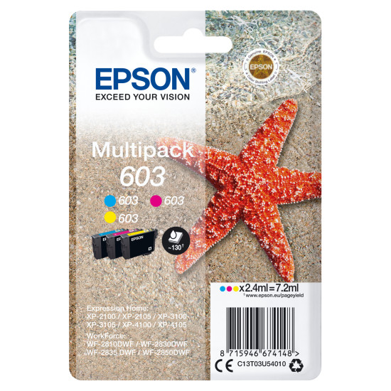 MULTIPACK TINTA EPSON ESTRELLA DE MAR Consumibles impresión de tinta MULTIPACK TINTA EPSON ESTRELLA DE MAR Consumibles impresión de tinta