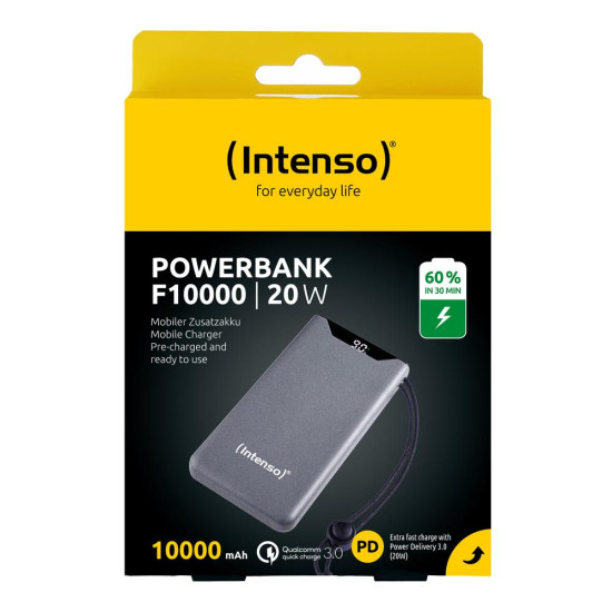 POWERBANK INTENSO F10000 GRIS 10000 MAH Powerbanks POWERBANK INTENSO F10000 GRIS 10000 MAH Powerbanks