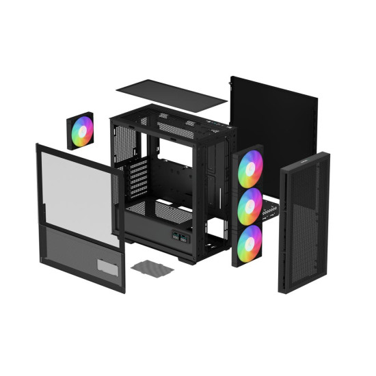 CAJA ORDENADOR GAMING DEEPCOOL ATX CH560 Cajas CAJA ORDENADOR GAMING DEEPCOOL ATX CH560 Cajas