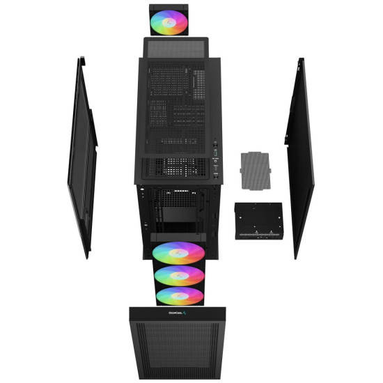CAJA ORDENADOR GAMING DEEPCOOL ATX CH560 Cajas CAJA ORDENADOR GAMING DEEPCOOL ATX CH560 Cajas